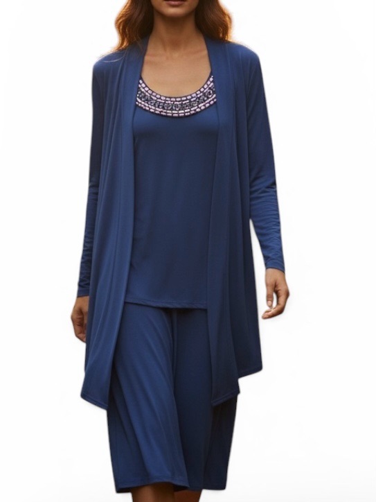Tiana B. Royal Blue Midi With Branded Neck Label. Sz 18w